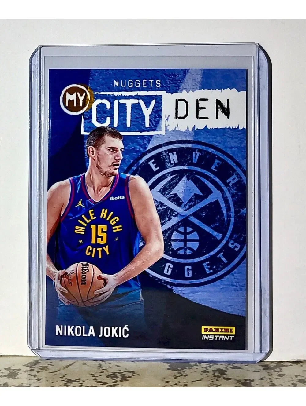 Nikola Jokic 2023-24 Panini NBA #9 MyCity Basketball Card Denver Nuggets 1/543